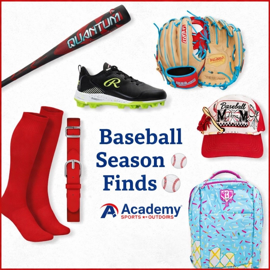 @academy Baseball season is here ⚾ Sharing some of our favorite finds from Academy Sports — from cleats and bats to baseball mom gear and game day essentials. Perfect for little league season!

#academyfinds
#baseballmom
#littleleague
#gamedaygear
#youthbaseball
#baseballseason

Everything is linked here 👇
#LTKSpringSale

#LTKfitnessgoals #LTKSeasonal
