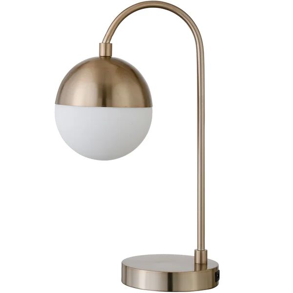 George Oliver Dimmable Gold Touch Lamp With Usb And Type-c Charging Ports | Wayfair North America