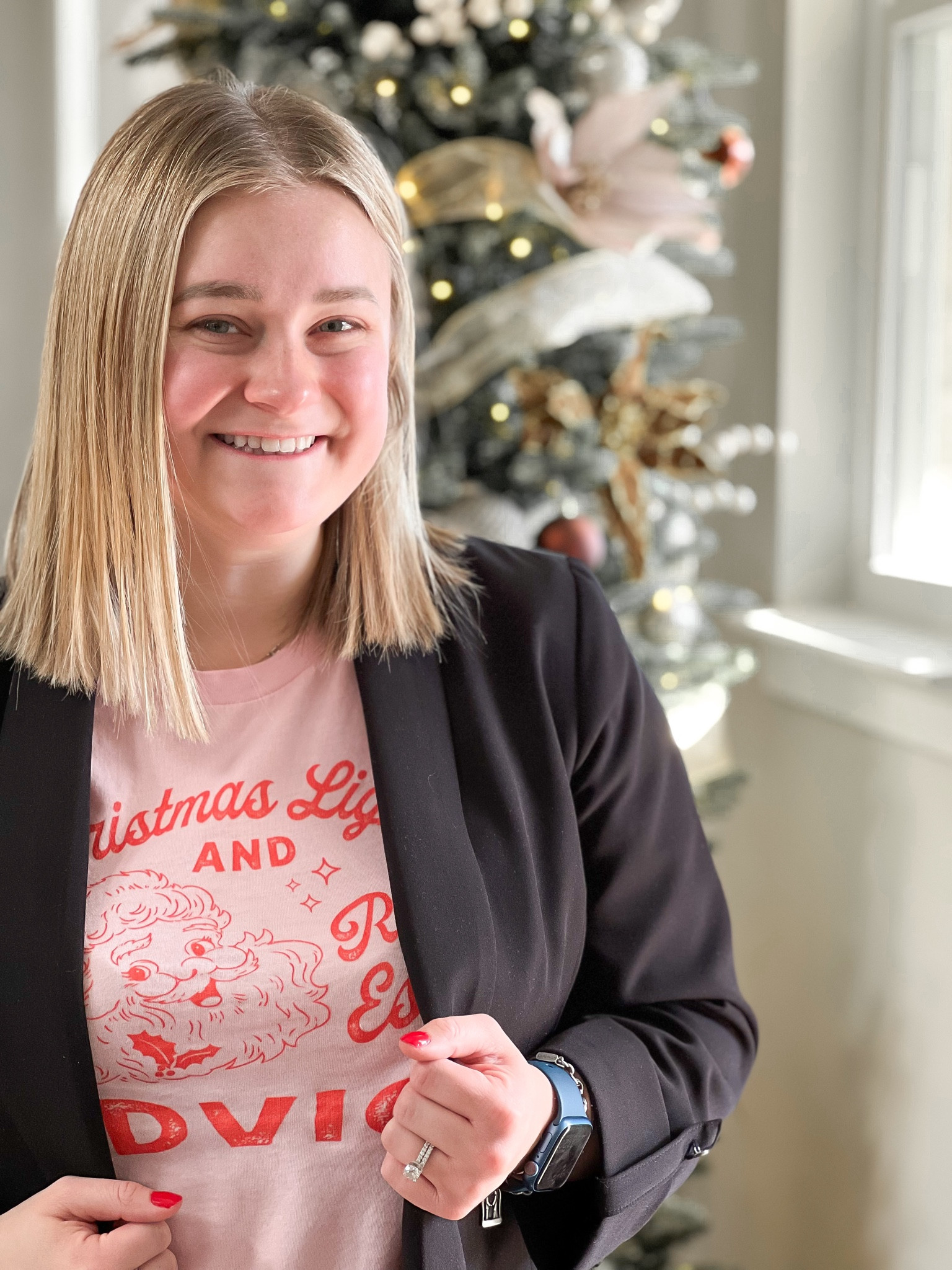 Festive real estate shirt! Christmas lights and real estate advice! 

#LTKHoliday #LTKfindsunder50 #LTKSeasonal