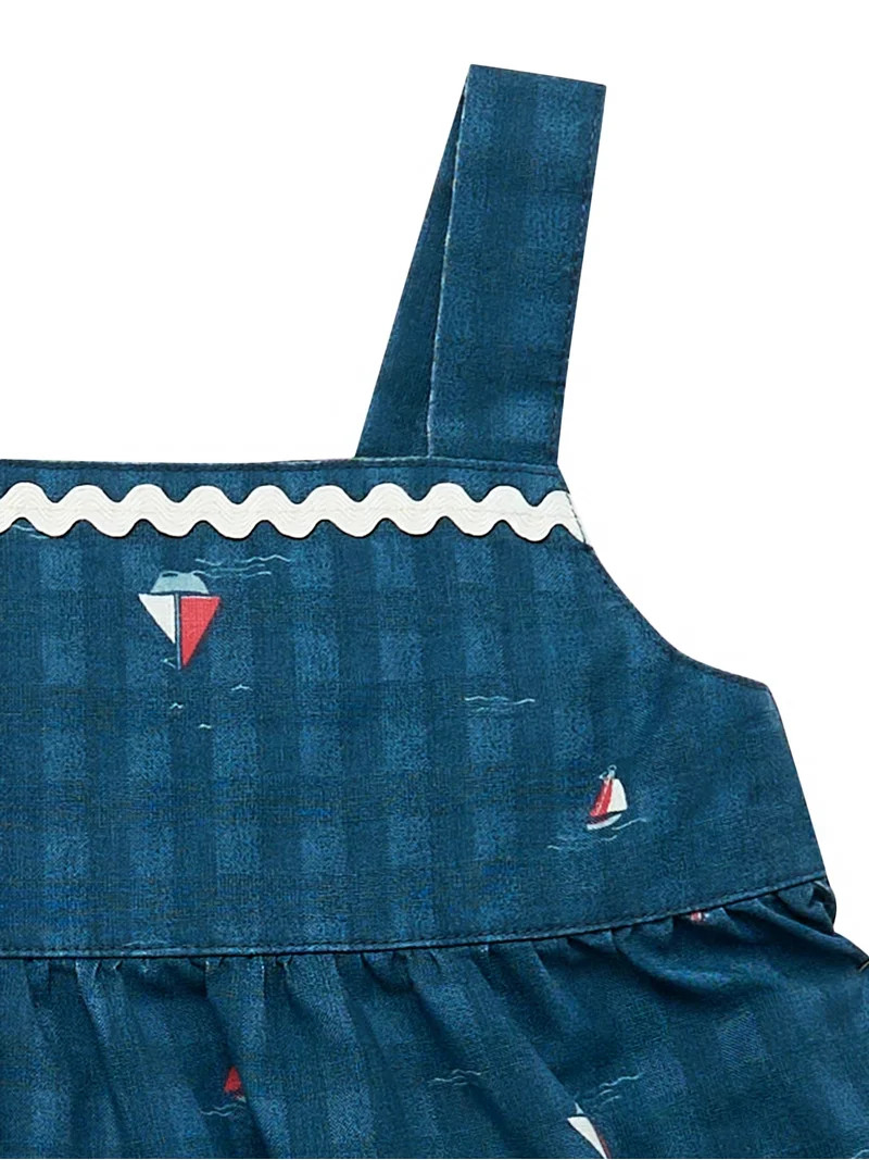 Modern Moments Toddler Girl Wide Strap Dress, Sizes 12M-5T | Walmart (US)