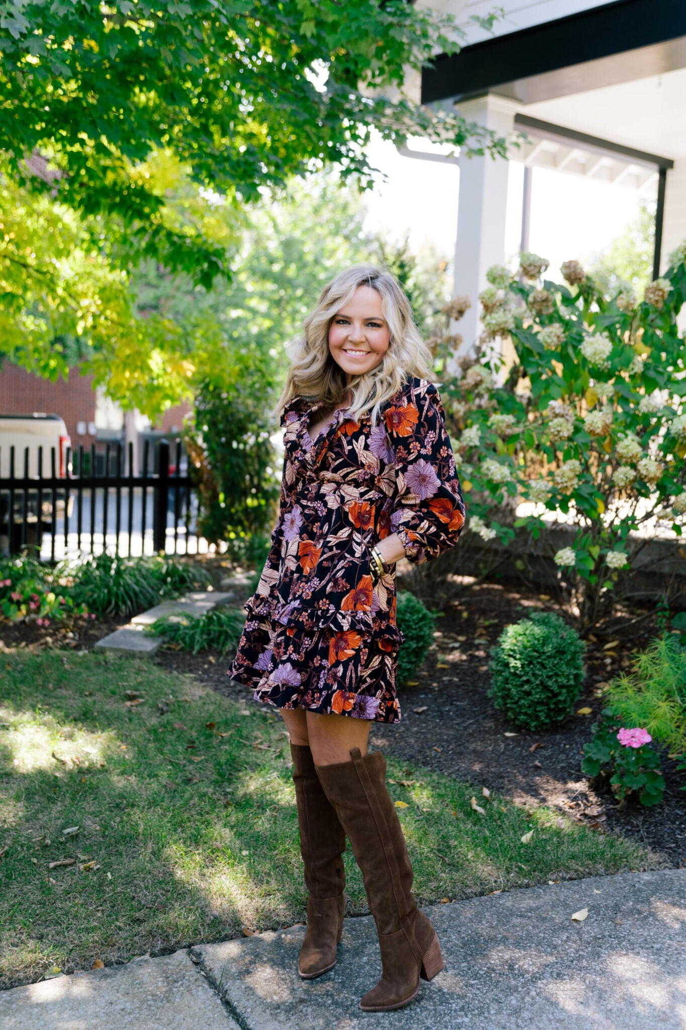 cozy in corduroy… the most gorgeous fall floral tiered mini from @snthropologie is here! Wearing XS/runs TTS 


#LTKSeasonal #LTKstyletip