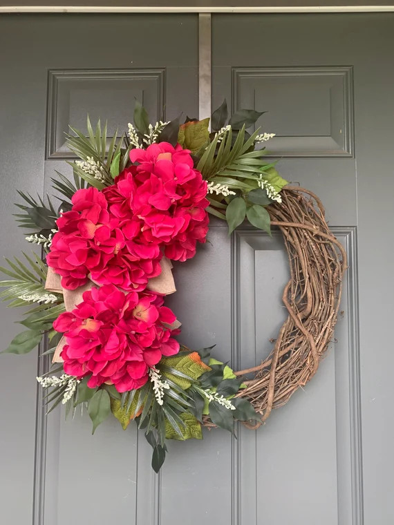 NEW!!  Wreath for Front Door, Spring Wreaths, Wreaths for Front Door, Spring Wreaths for Front Do... | Etsy (US)