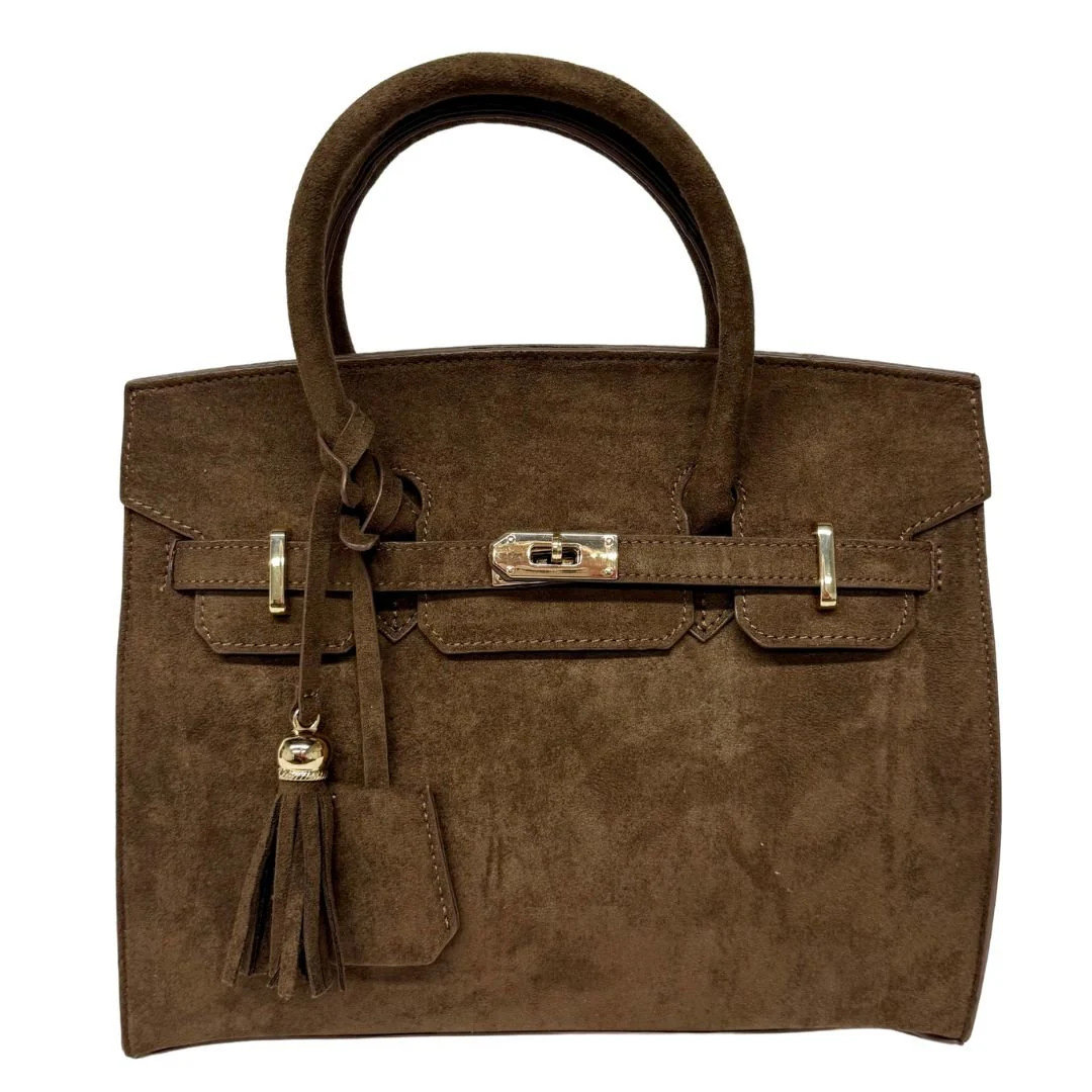 Margo - Faux Suede Handbag | Lisi Lerch Inc