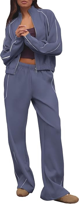 PRETTYGARDEN Women's 2 Piece Sweat Set Casual Fall Outfits | Amazon (US)