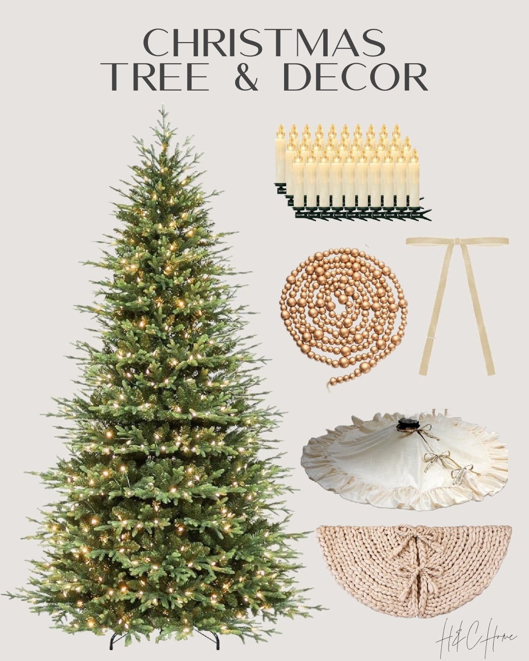 Amazon Christmas Tree 

Christmas Tree Decor 

#LTKHome #LTKSeasonal