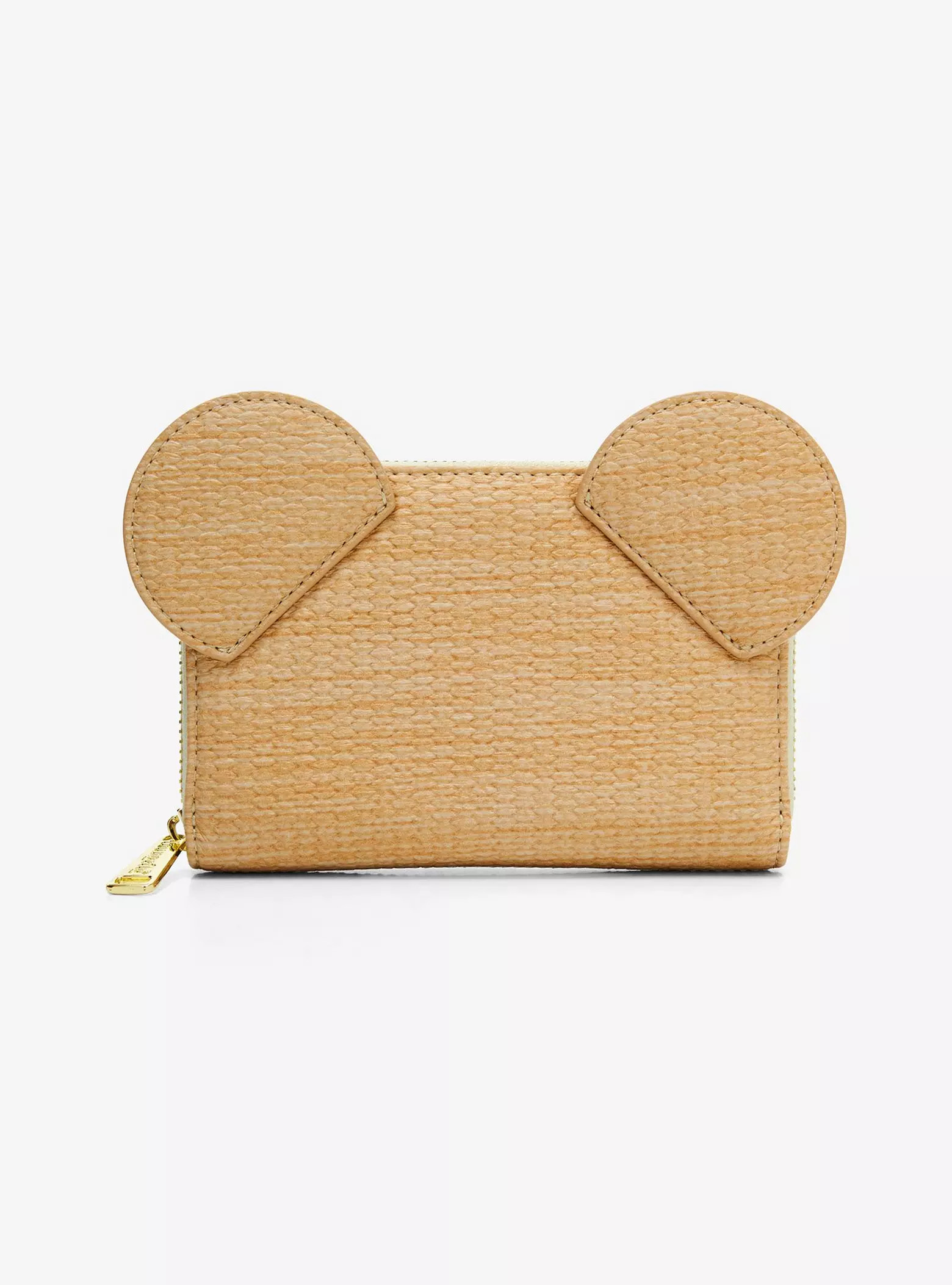 Loungefly Disney Mickey Mouse Straw Ears Zipper Wallet | Hot Topic