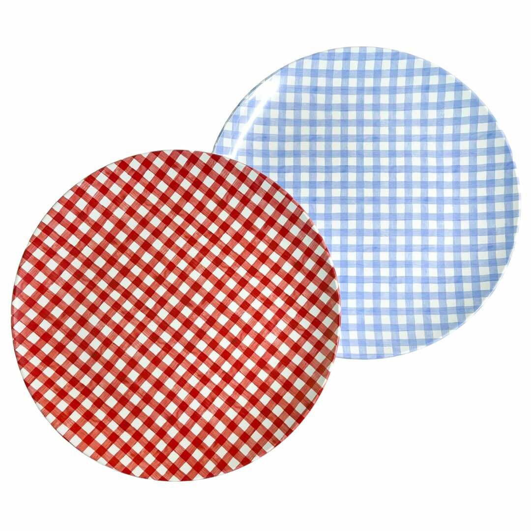 Red Gingham Tableware | Etsy (US)
