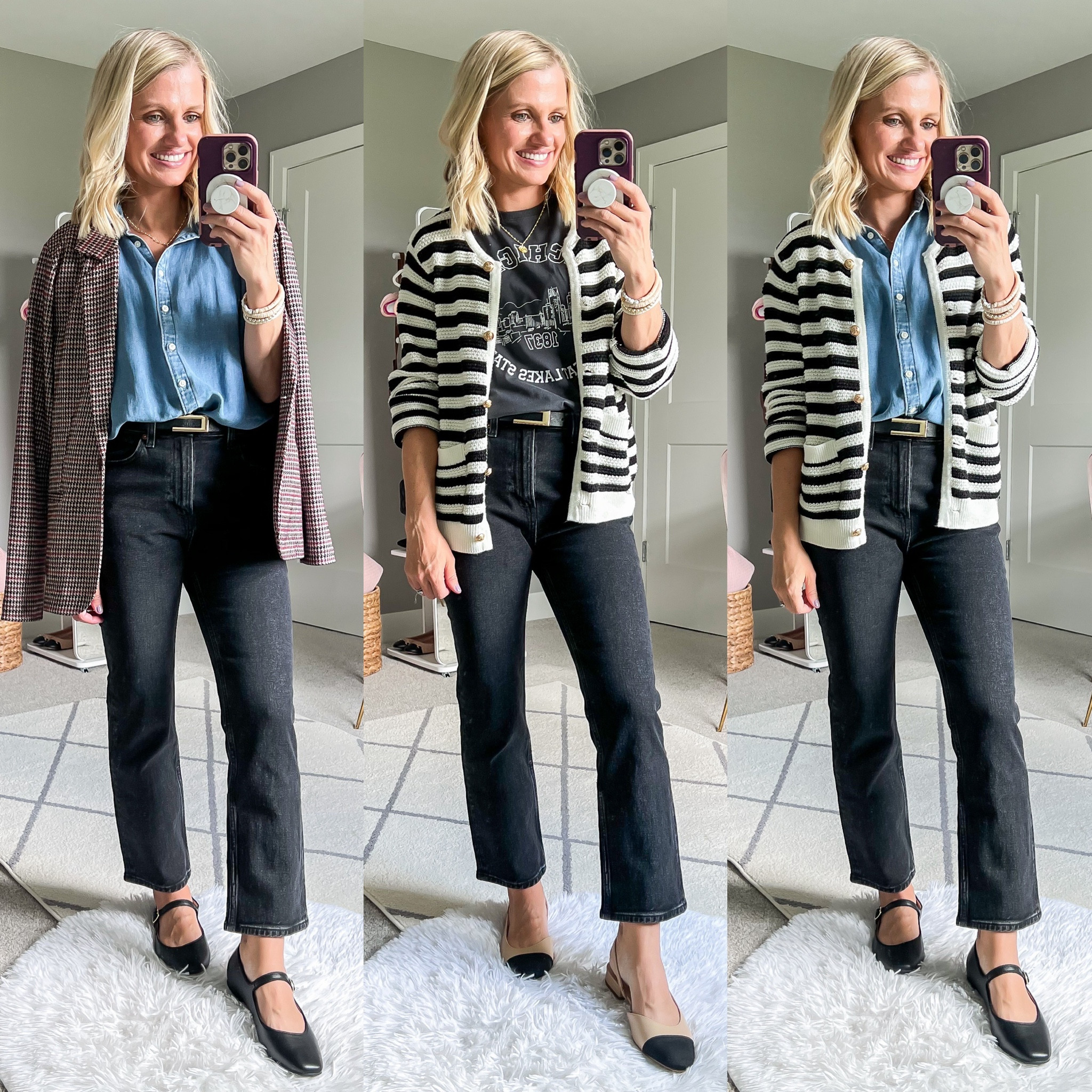 Mom-friendly fall capsule wardrobe outfits. For more details on post visit thriftywifehappylife.com

#LTKFindsUnder100 #LTKSeasonal #LTKStyleTip