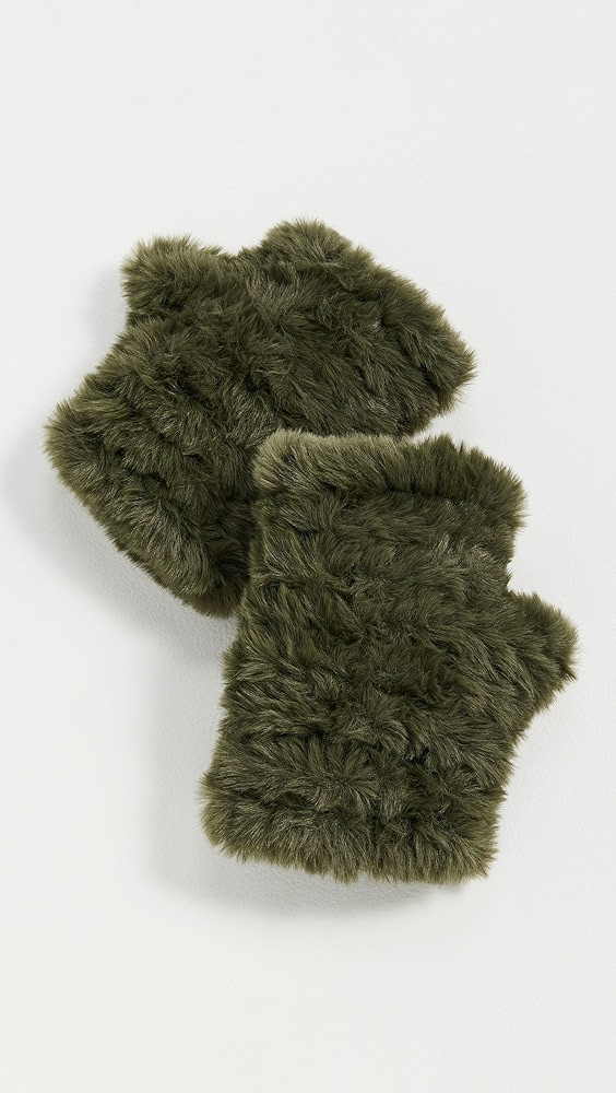 Faux Fur Mandy Mittens | Shopbop