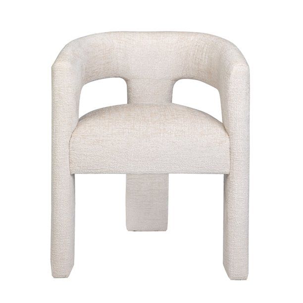 Gwen Modern Luxury Jacquard Fabric Upholstered Sculpture Armchair | Walmart (US)