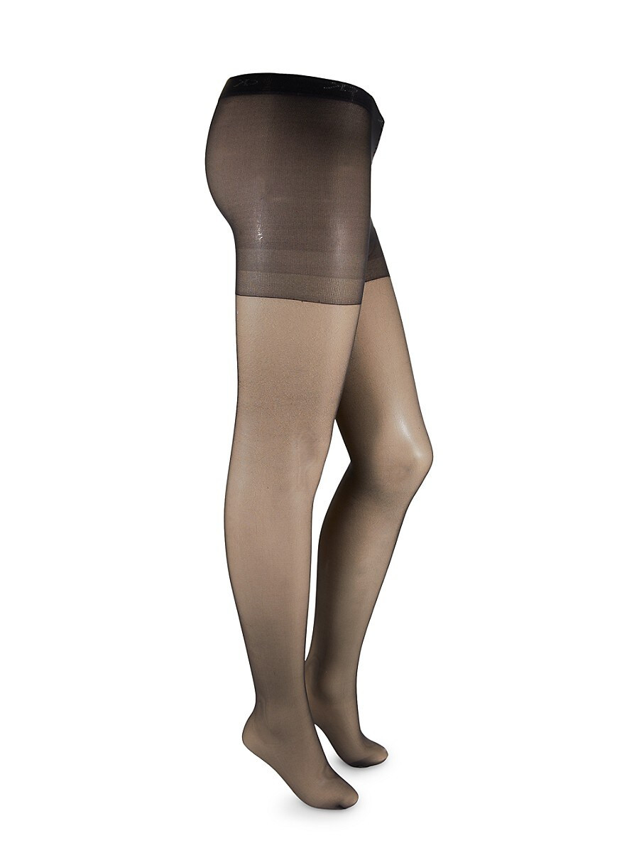 Calvin Klein Women's Silken Sheer Tights - Black - Size 1 (S) | Saks Fifth Avenue OFF 5TH