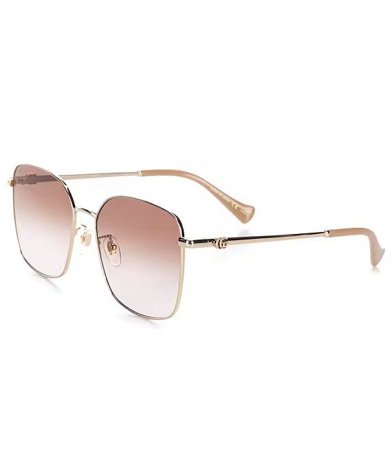 Women's Gg1146sk 58mm Rectangle Sunglasses | Dillard's