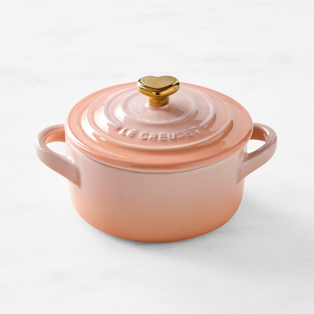Le Creuset Mini Cocotte with Heart Knob, 8-oz | Williams-Sonoma