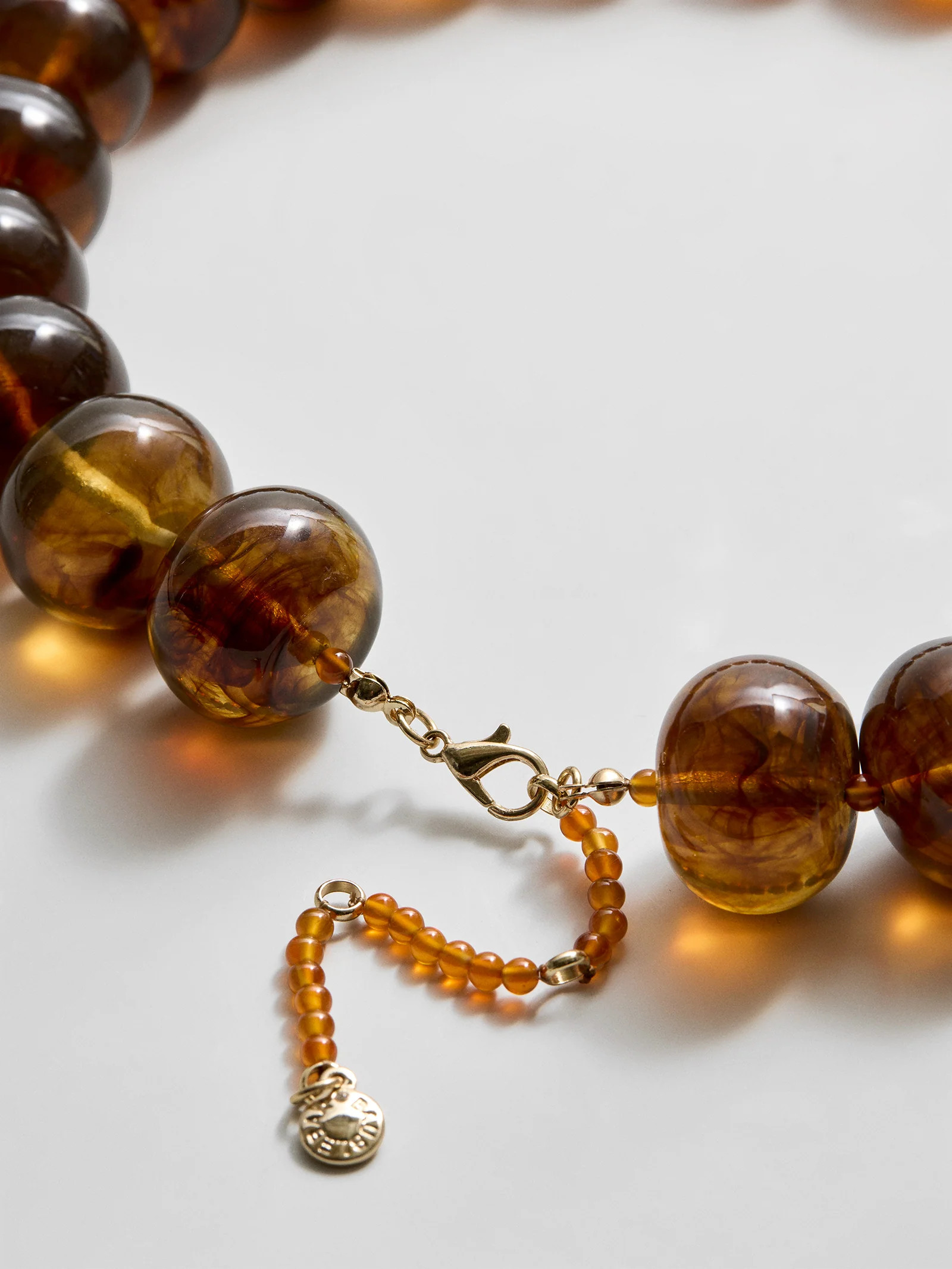 Joan Semi-Precious Necklace - Smoky Quartz | BaubleBar