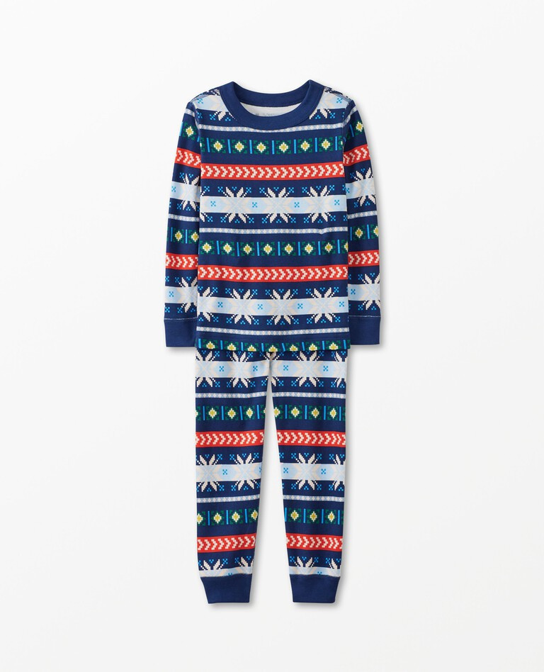 Holiday Print Long John Pajama Set | Hanna Andersson