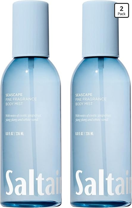 Saltair Body Mist 2 Pack - Fine Fragrance, Lightweight Body Spray Mist with Seascape Scent. Long ... | Amazon (US)