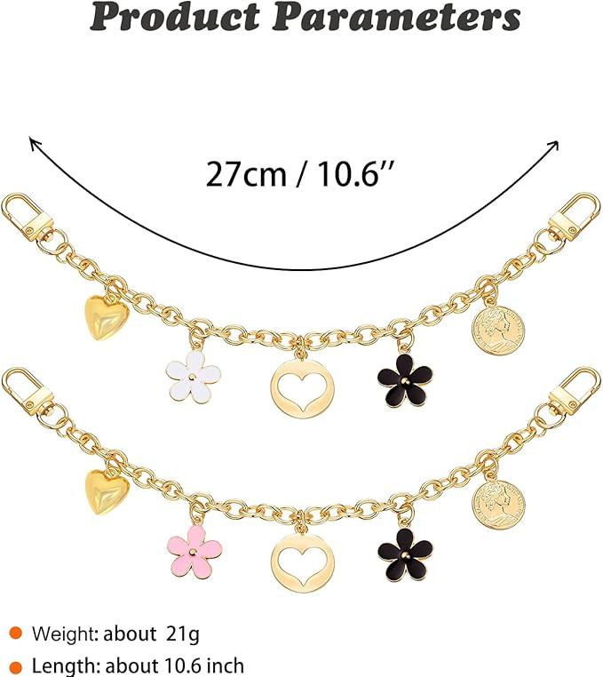 Bag Charm Handbag Chains Decoration for Women, Sparkling Pendant Accessories for Purse Designer S... | Amazon (US)