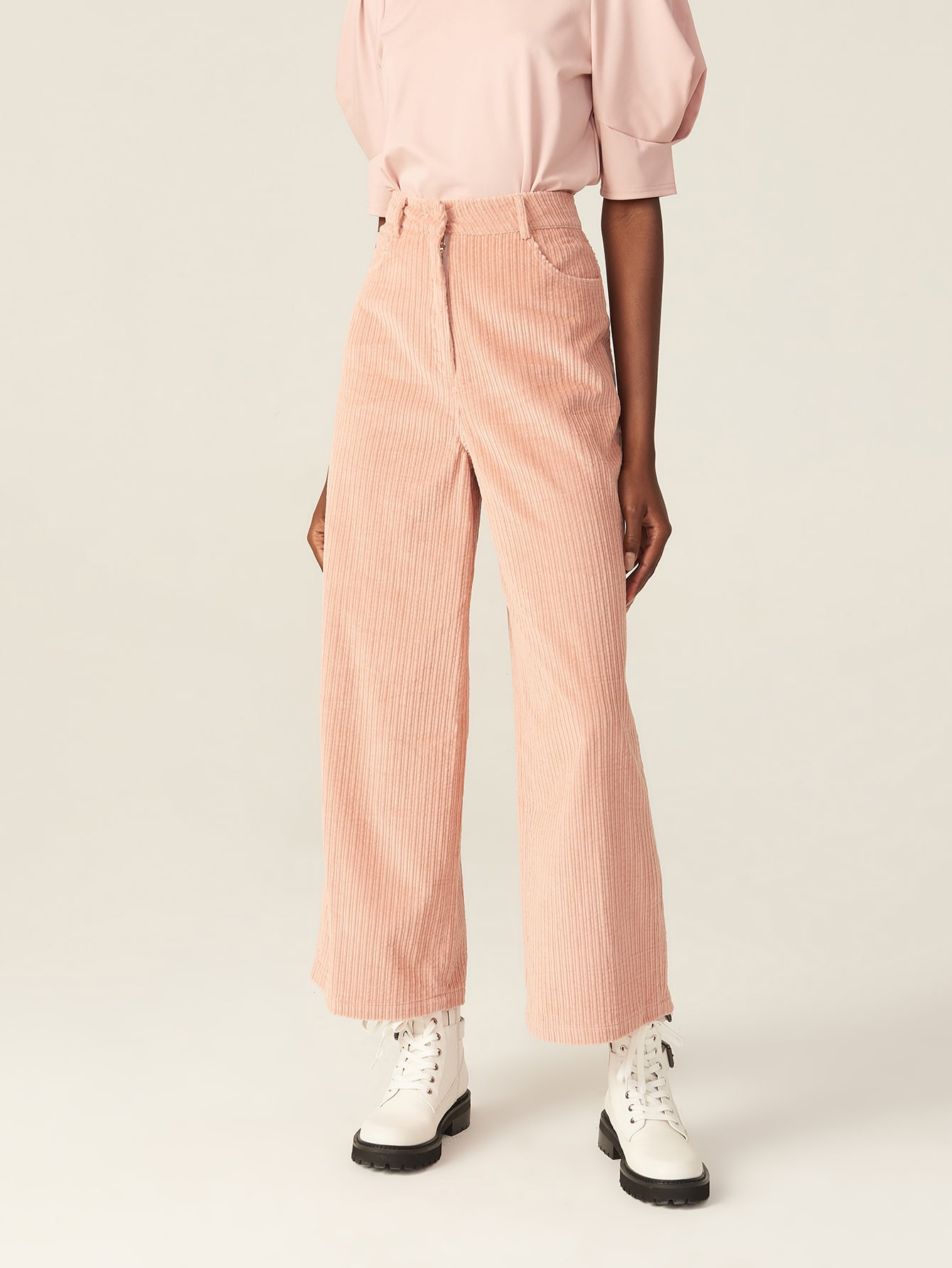 MOTF PREMIUM CORDUROY WIDE LEG PANTS | SHEIN