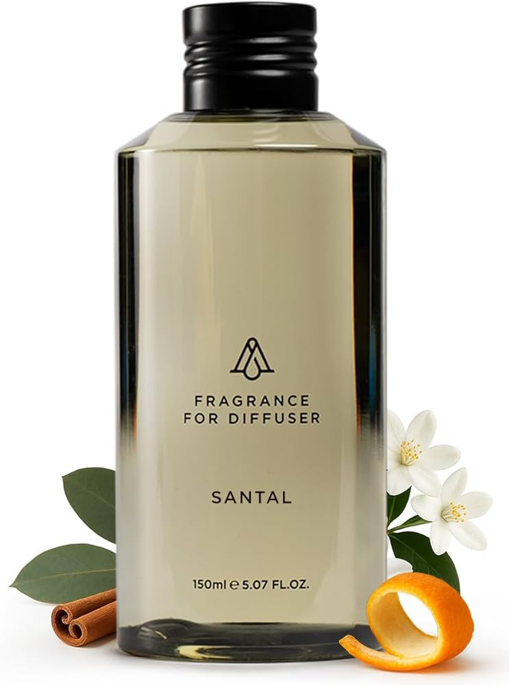 AromaPlan Hotel Scents Santal 5.07 Fl Oz (150ml), Home Luxury Aroma & Hotel Fragrance Diffuser Oi... | Amazon (US)