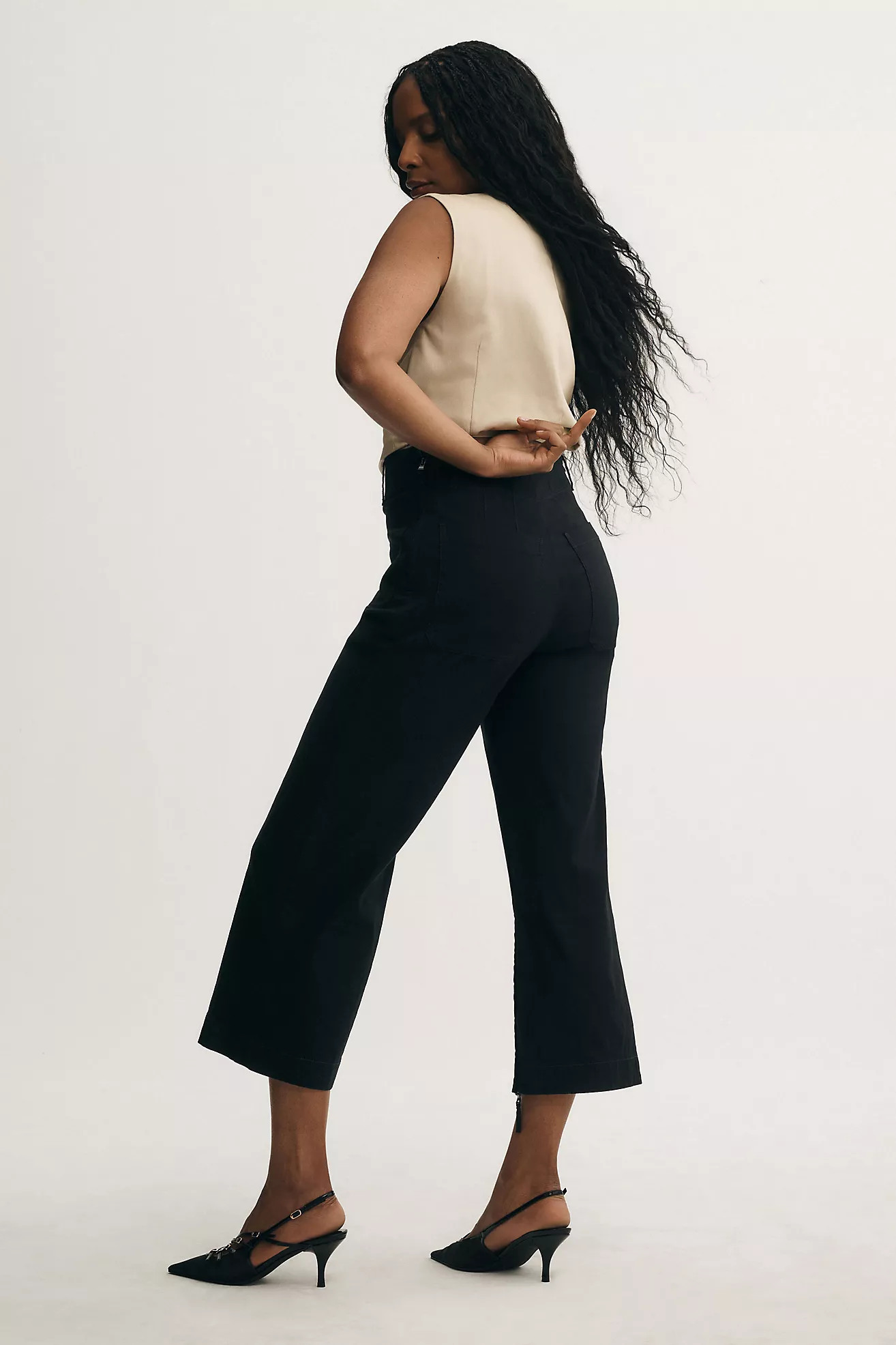 Maeve Colette High-Rise Wide-Leg Pants in Magic Fabric | Anthropologie (US)