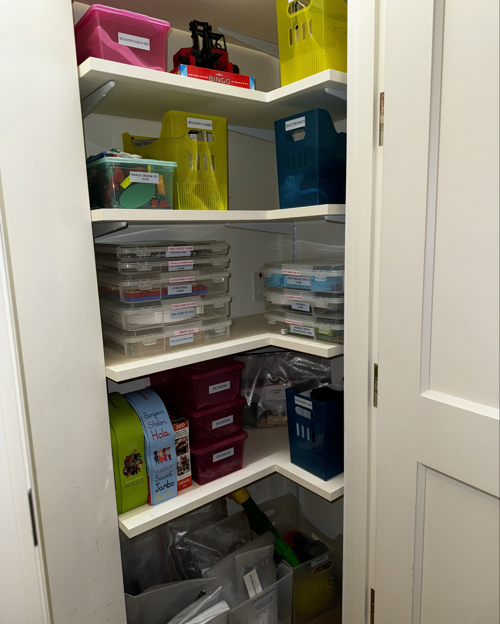 Organized Toy Closet  - and the bins are so versatile for travel! Get them while they’re in stock! 

#LTKFamily #LTKTravel #LTKKids