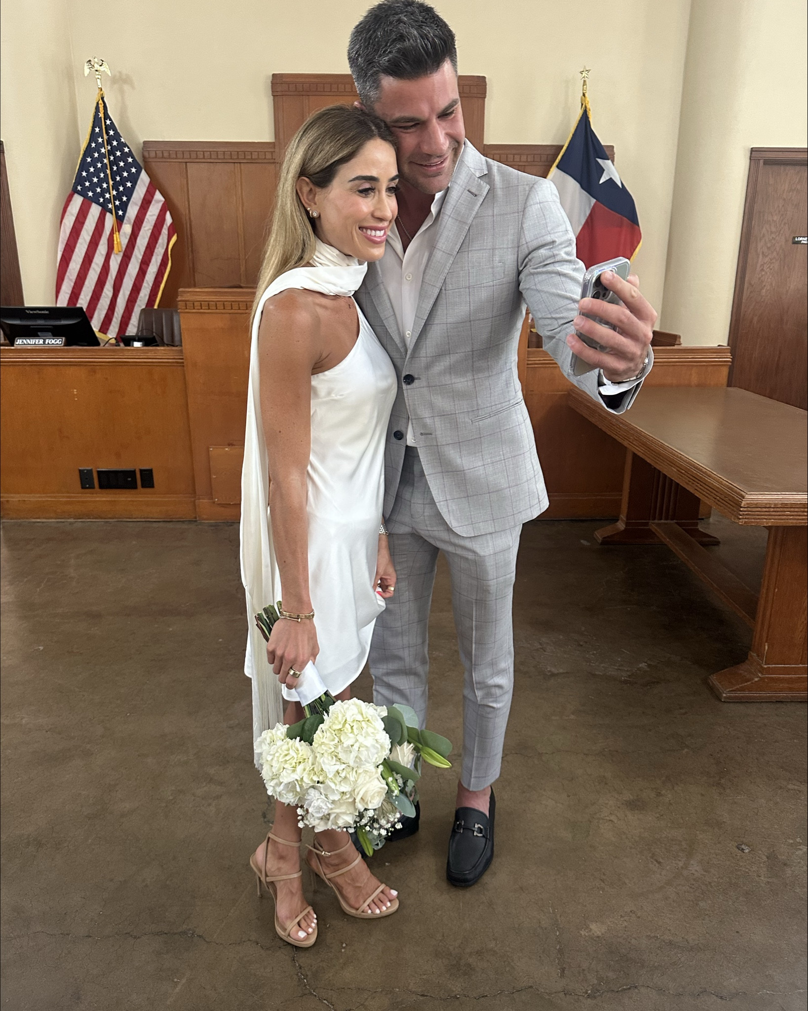 White scarf dress I wore for my courthouse wedding! On sale and petite friendly   

Bridal dresses, bridal shower 

#LTKSaleAlert #LTKWedding #LTKPetite