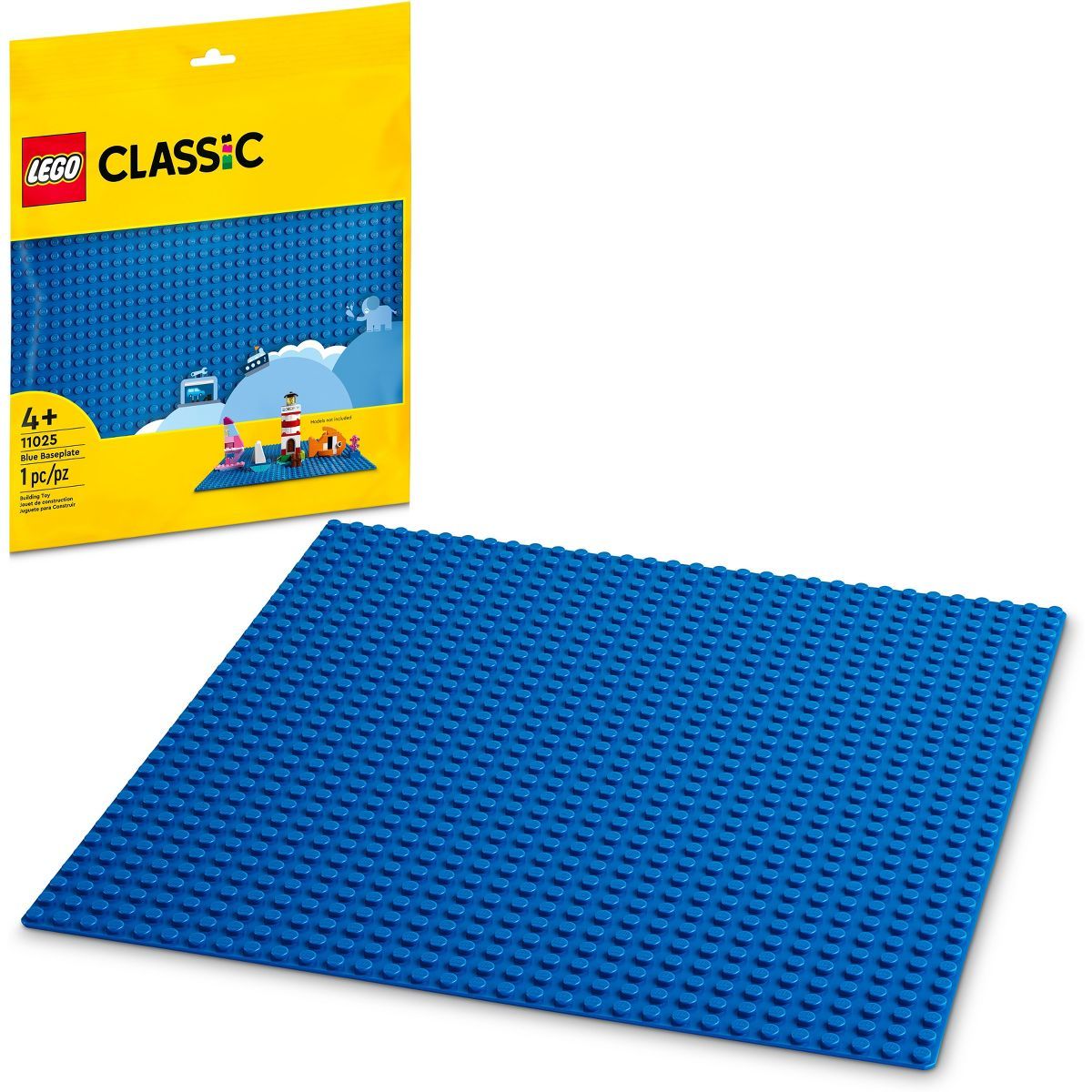 LEGO Classic Blue Baseplate 11025 Building Kit | Target