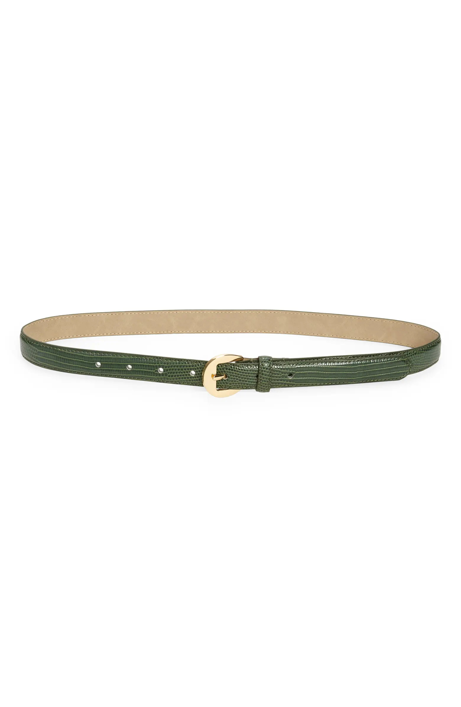 Aubrey Lizard Embossed Belt | Nordstrom