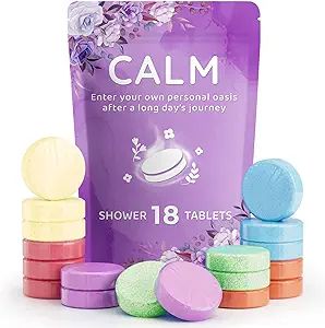 18 Pack Shower Steamers Aromatherapy - Teacher's Day, Birthday Gifts - Shower Bombs with Lavender... | Amazon (US)