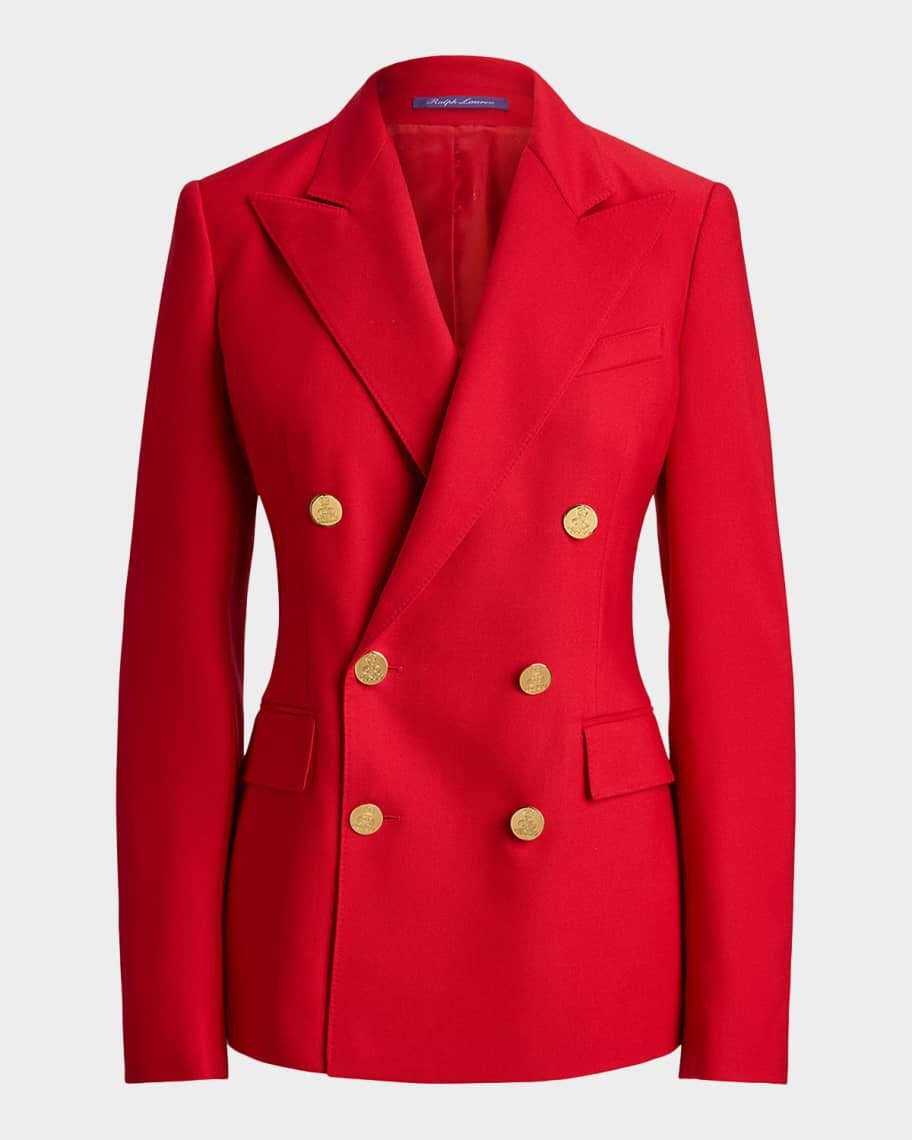 Ralph Lauren Collection Camden Double-Breasted Jacket | Neiman Marcus
