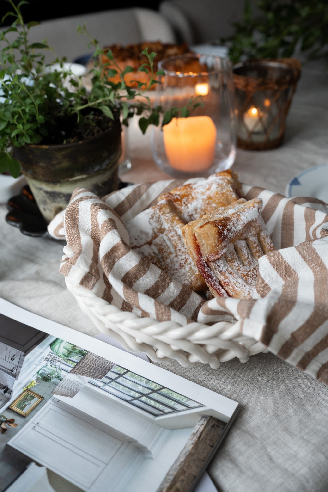 My little obsession: these ceramic bread baskets. They remind me of my childhood and, in my opinion, should always be overflowing with warm bread, berry packed muffins, or pastries with a fresh dusting of powdered sugar! Don’t forget the linen napkin to keep them fresh and add a pretty little touch! XxV 

#LTKdayinmylife #LTKHome #LTKSeasonal