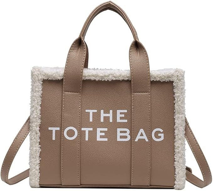 The Tote Bags for Women - Personalized Leather Tote Bags Mini Top-Handle Crossbody Tote Bag Handb... | Amazon (US)