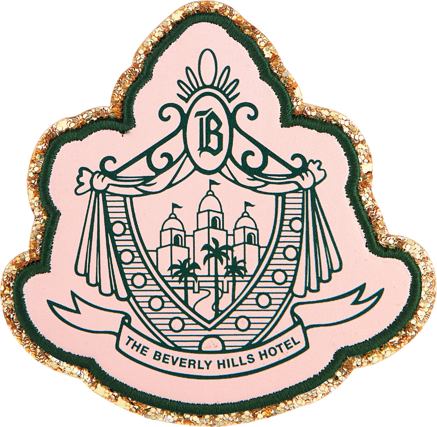 Glitter Varsity The Beverly Hills Hotel Crest Patch | Stoney Clover Lane