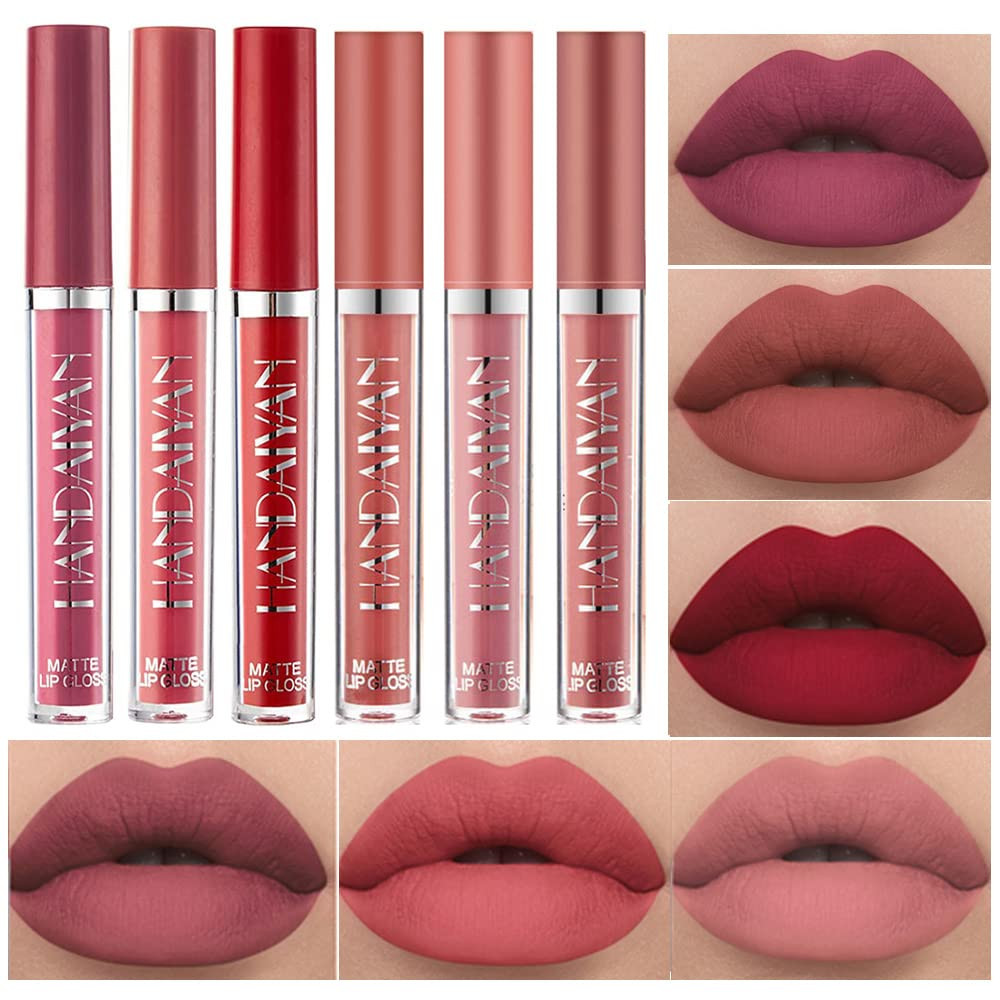 BestLand 6Pcs Matte Liquid Lipstick Set, 24H Transfer-Proof, Long Lasting, Moisturizing & Non-Sti... | Amazon (US)