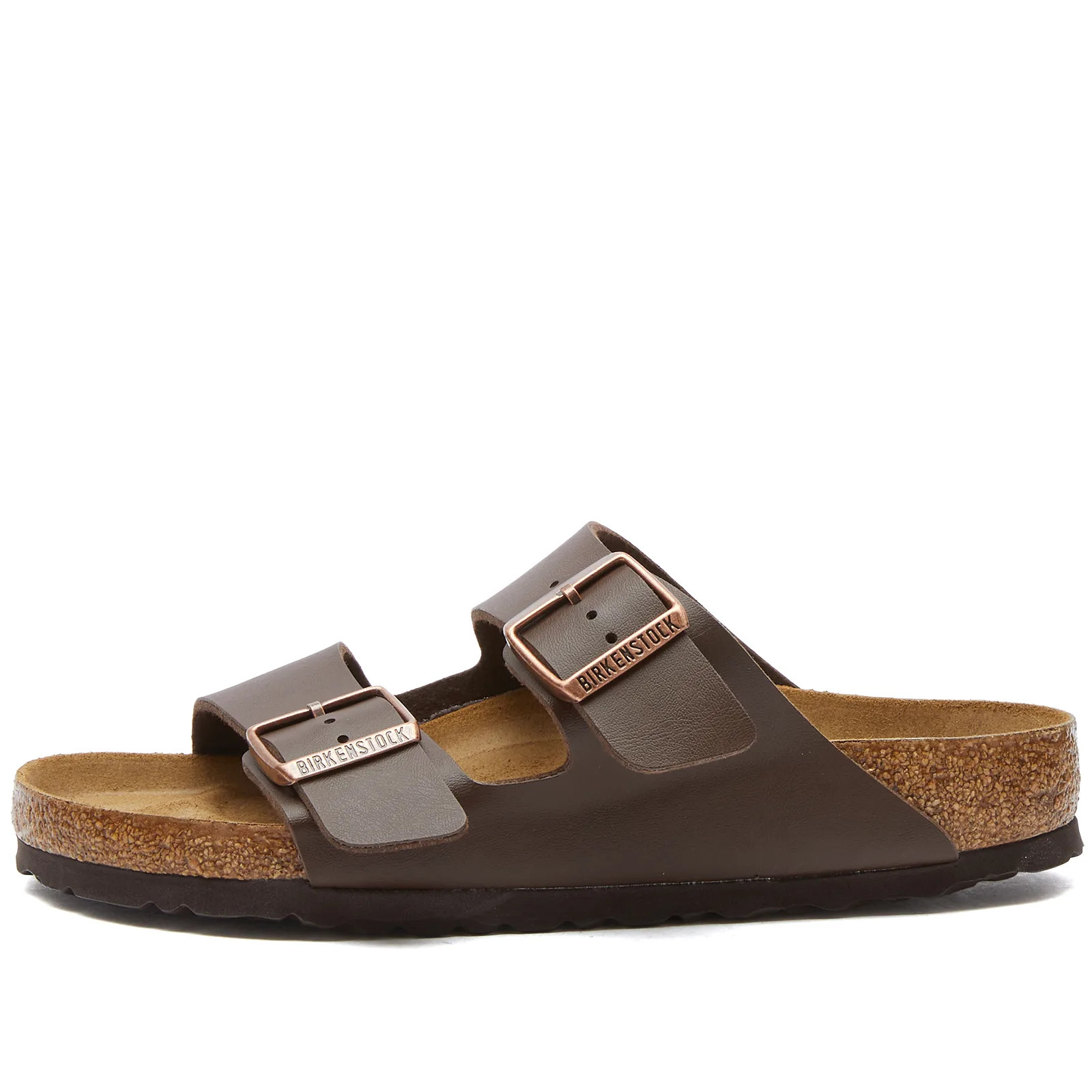 Birkenstock Arizona in Dark Brown Birko, Size UK 9.5 | END. Clothing