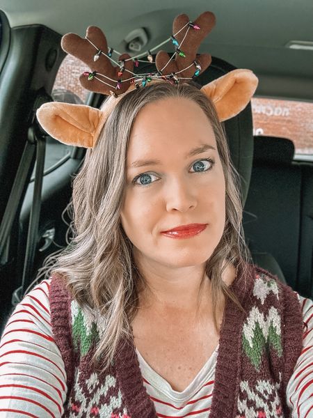 My reindeer headband is such a cute accessory for Christmas parties or events! Exact pair is from American Eagle - linked some similar styles  

#LTKSeasonal #LTKHoliday #LTKFind