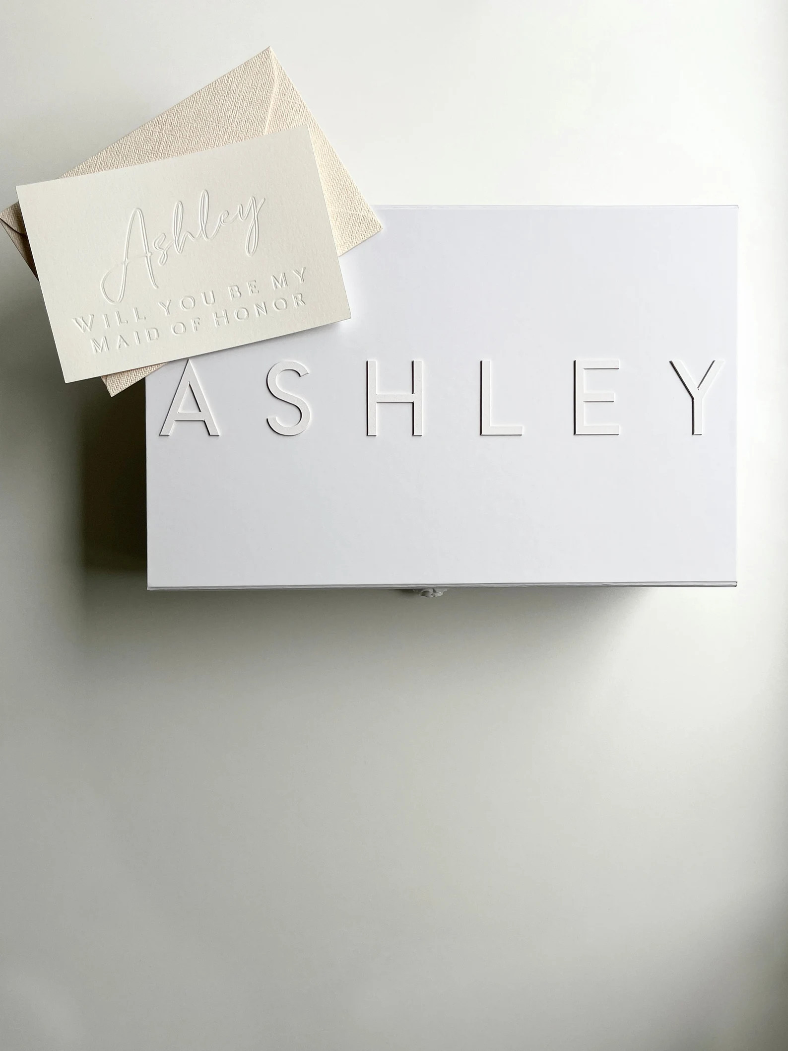 Empty Bridesmaid Proposal Gift Boxes, White Minimalist Aesthetic Bridesmaid Boxes, Large Luxury M... | Etsy (US)