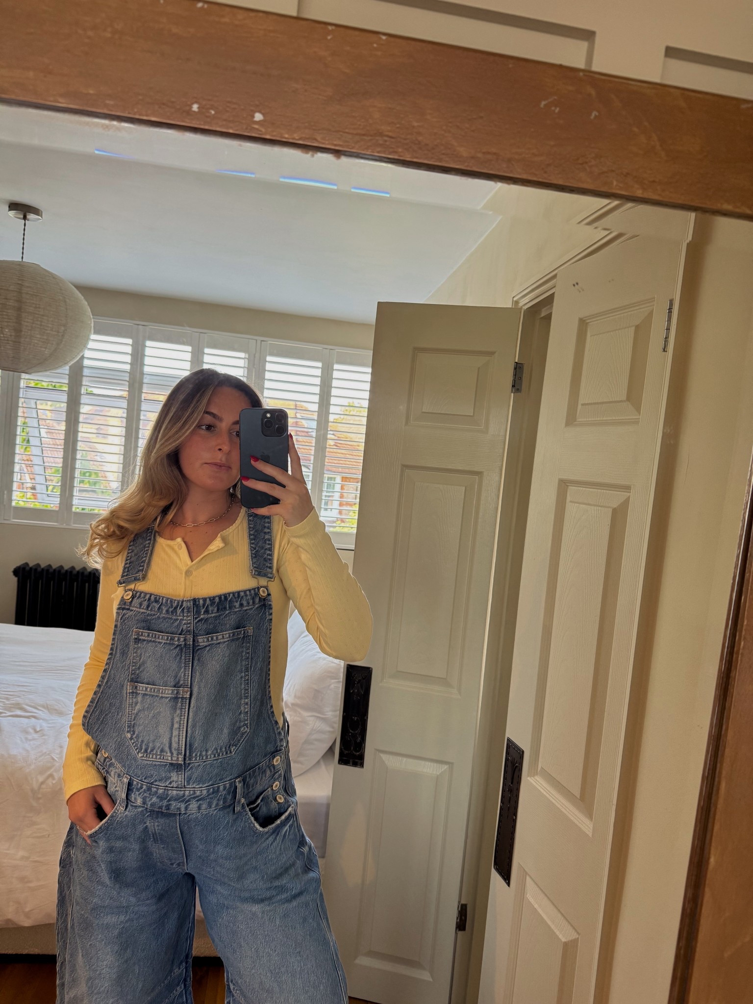 Pregnancy Outfits / Pregnant / Free People Overalls / Butter Yellow / Dungarees/ Barrel Leg / Autumn / Fall / London Look

#LTKautumn #LTKuk #LTKeurope