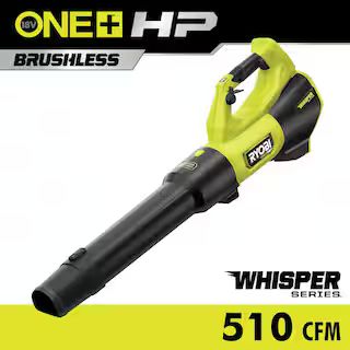 RYOBI 18V ONE+ HP Brushless Cordless 130 MPH 510 CFM Blower (Tool Only) PBLLB01B - The Home Depot | The Home Depot