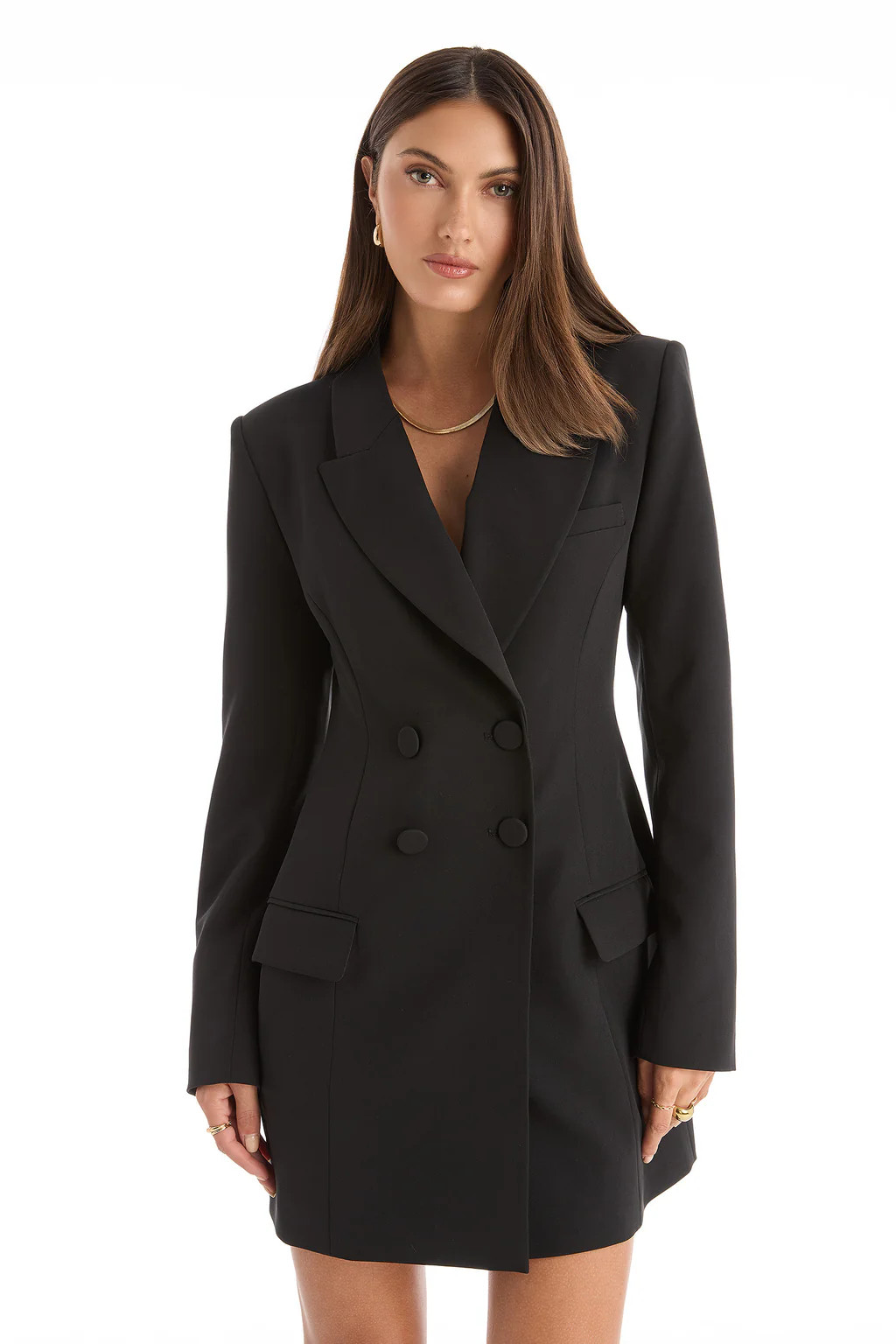 Kira Blazer Dress - Black | The Noli Shop