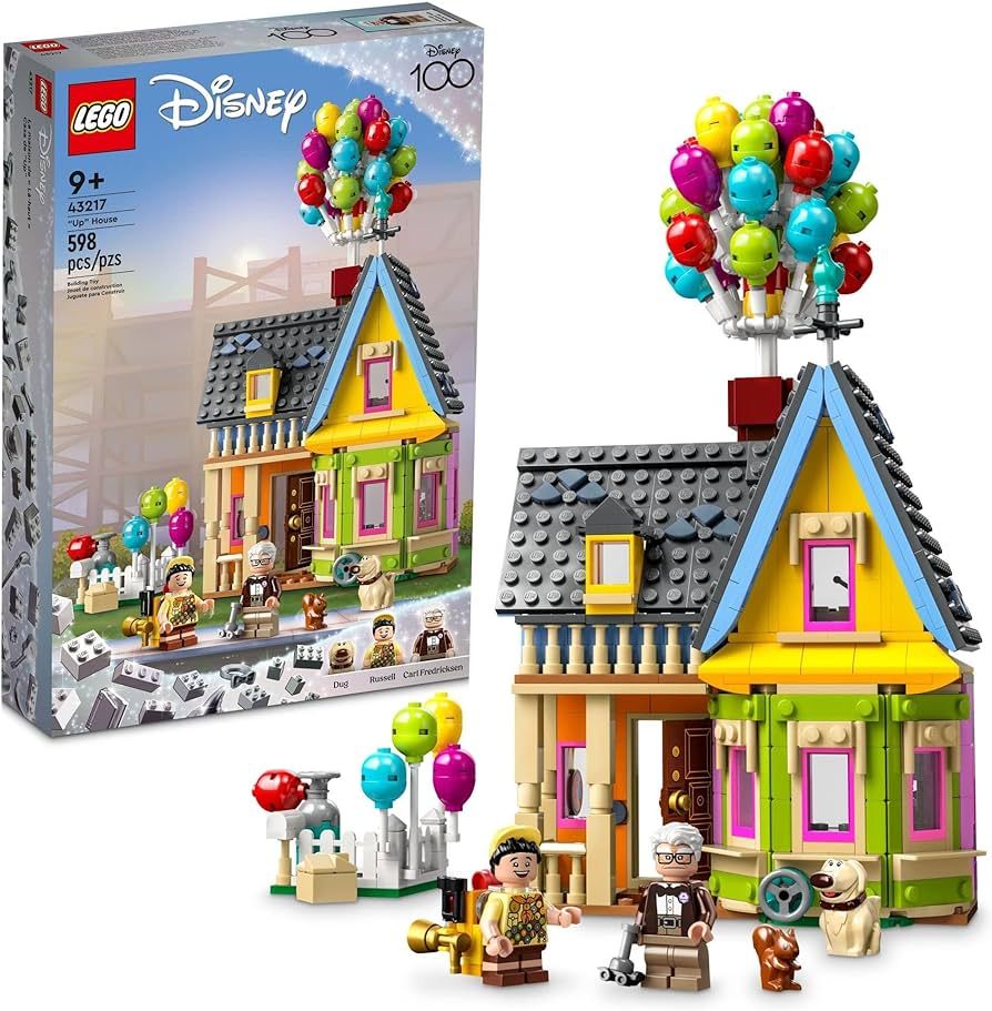 LEGO Disney and Pixar ‘Up’ House 43217 for Disney 100 Celebration, Disney Toy Set for Kids an... | Amazon (US)