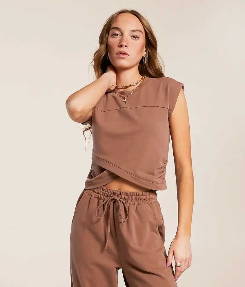 Surplice Boxy Top | Buckle