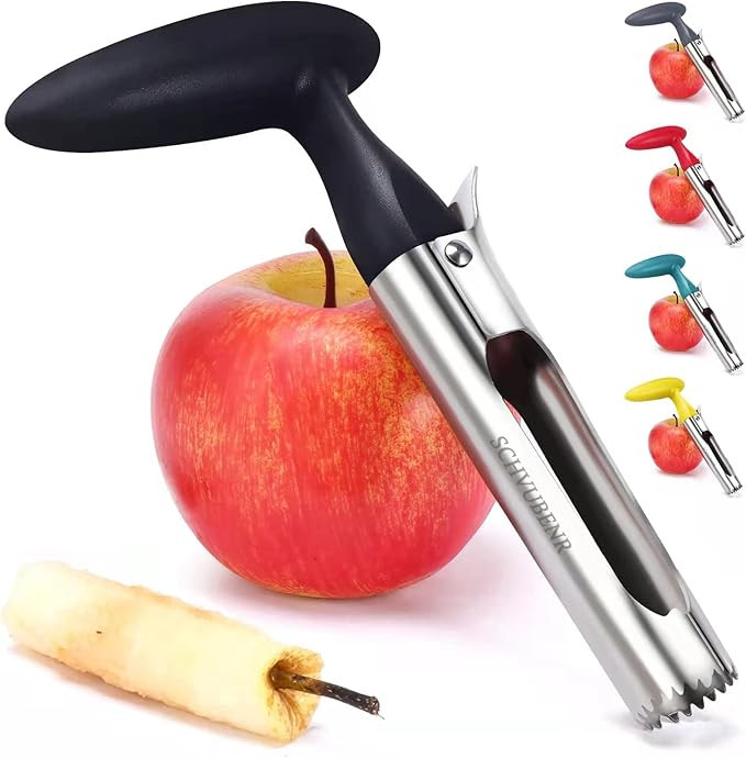 SCHVUBENR Premium Apple Corer Tool - Easy to Use and Clean - Sturdy Apple Core Remover with Sharp... | Amazon (US)