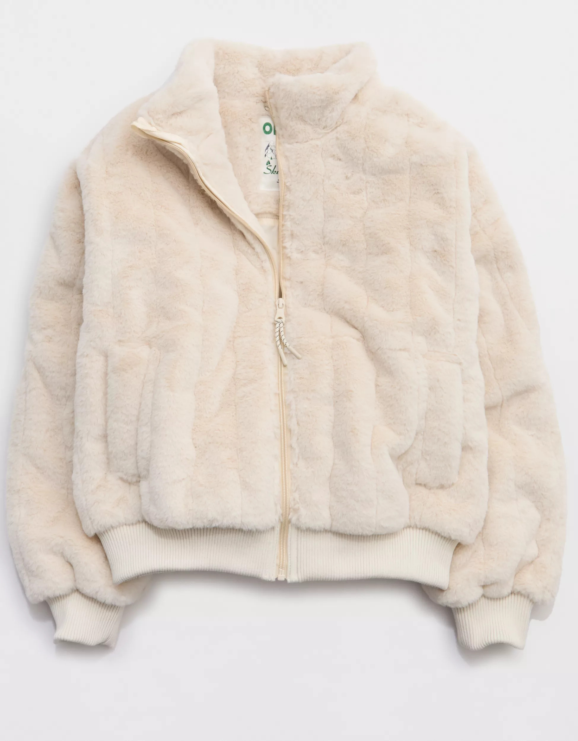 OFFLINE By Aerie Fur Full Zip Jacket | American Eagle Outfitters (US & CA)
