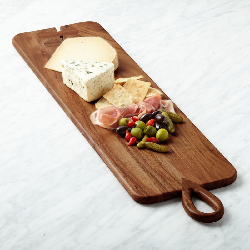 Mateo Paddle Serving Board + Reviews | Crate & Barrel | Crate & Barrel