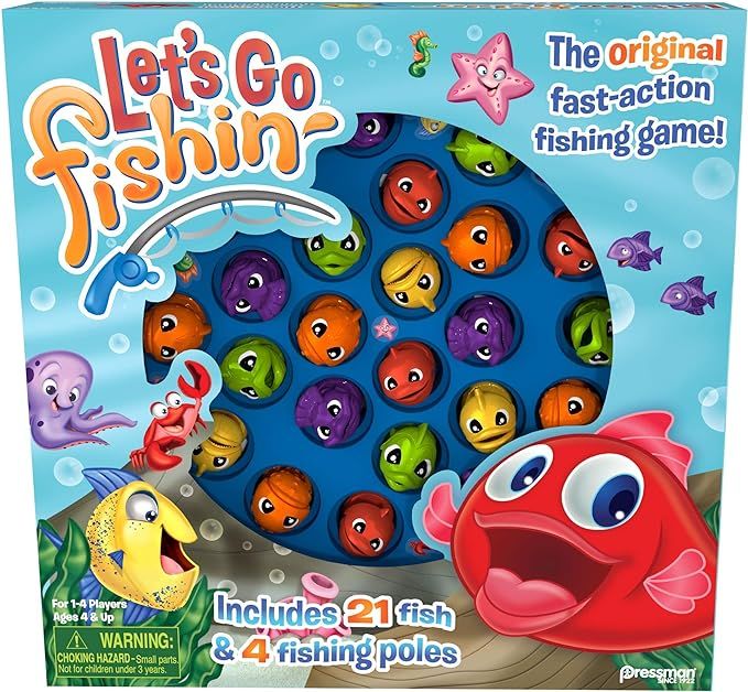 Let's Go Fishin' Game by Pressman - The Original Fast-Action Fishing Game! | Amazon (CA)