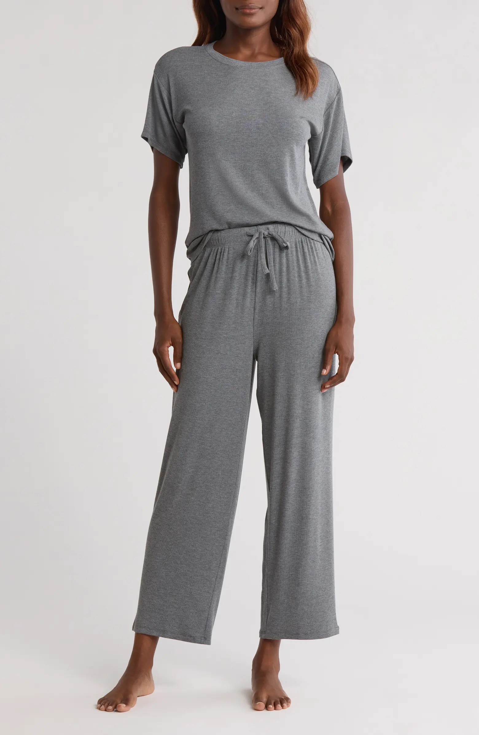 Moonlight Eco Easy Rib Pajamas | Nordstrom