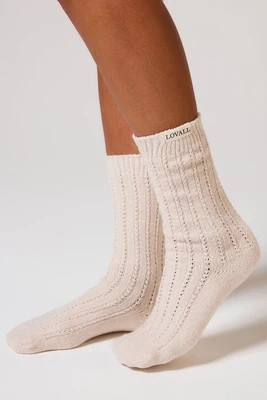 Knitted Socks - Beige | LOVALL