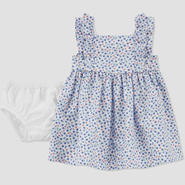 Baby Girls' Floral Dress - Just One You® made by carter's Blue | Target