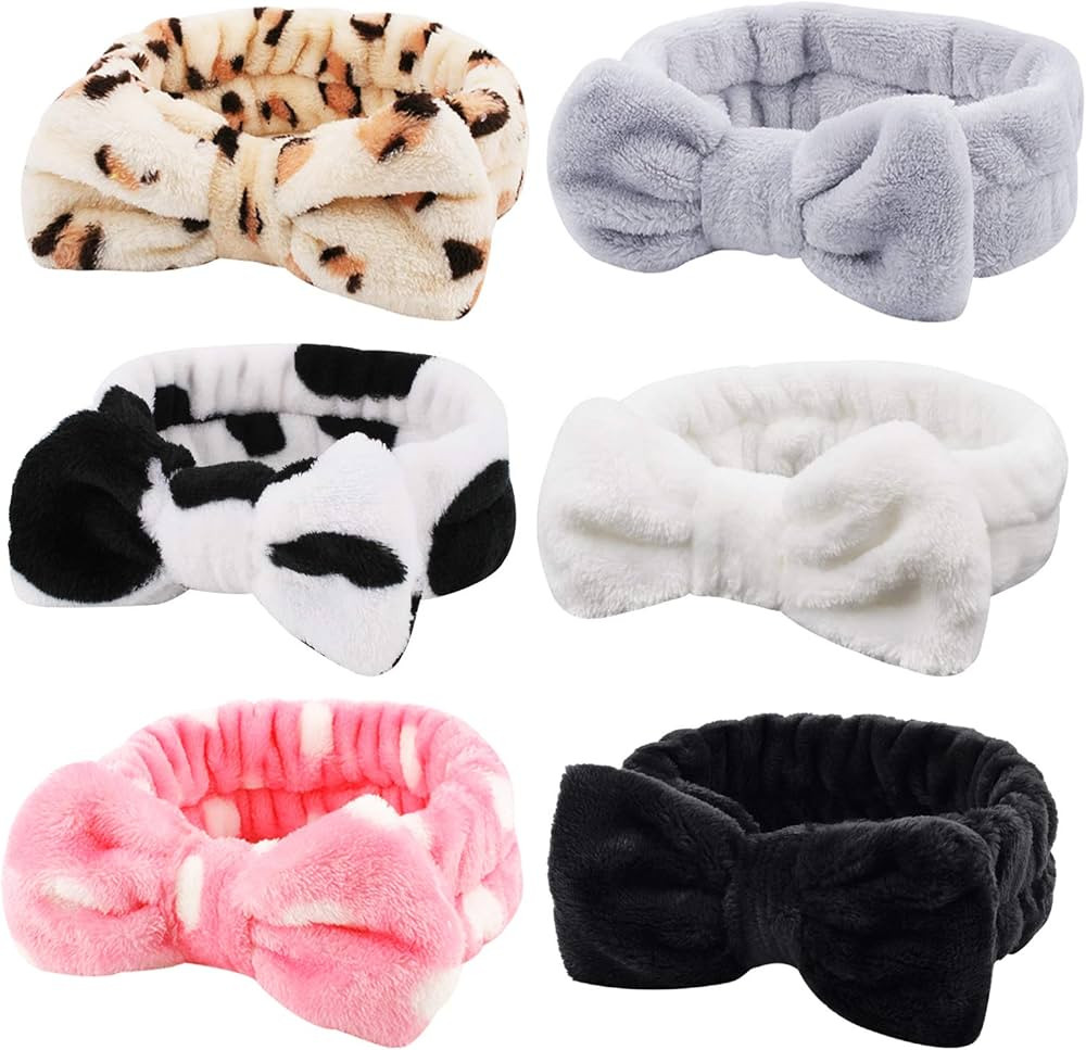 WHAVEL 6 Pack Spa Headband Makeup Headband Face Wash Headbands Make Up Hair Band Skincare Headban... | Amazon (US)
